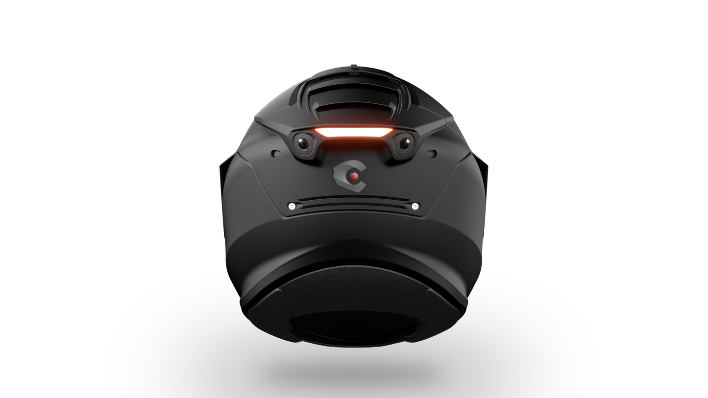 Casque de moto intelligent iC-Rs+ (édition Sports Plus) (NOIR)