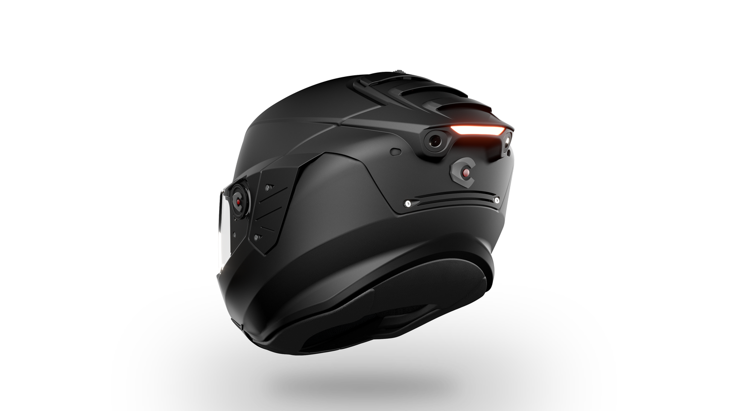 Casque de moto intelligent iC-Rs+ (édition Sports Plus) (NOIR)