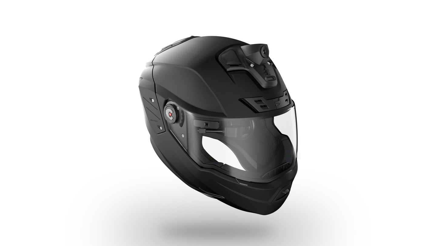 Casque de moto intelligent iC-Rs+ (édition Sports Plus) (NOIR)