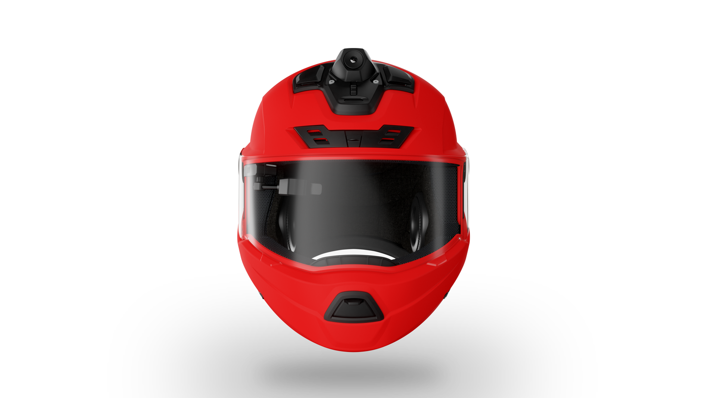 iC-Rs+ (Sports Plus Edition) Smart Motorcycle Helmet (RED)