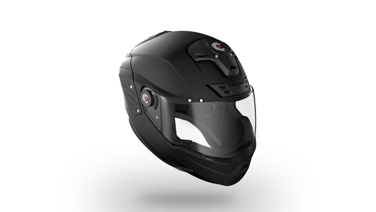 Alpha-S (NO TECH) Motorcycle Helmet (BLACK)